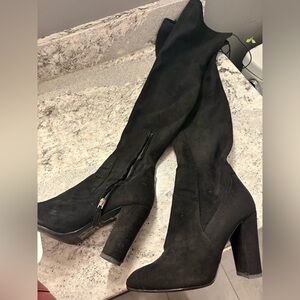 Dolce Vita Black Over the Knee Boots